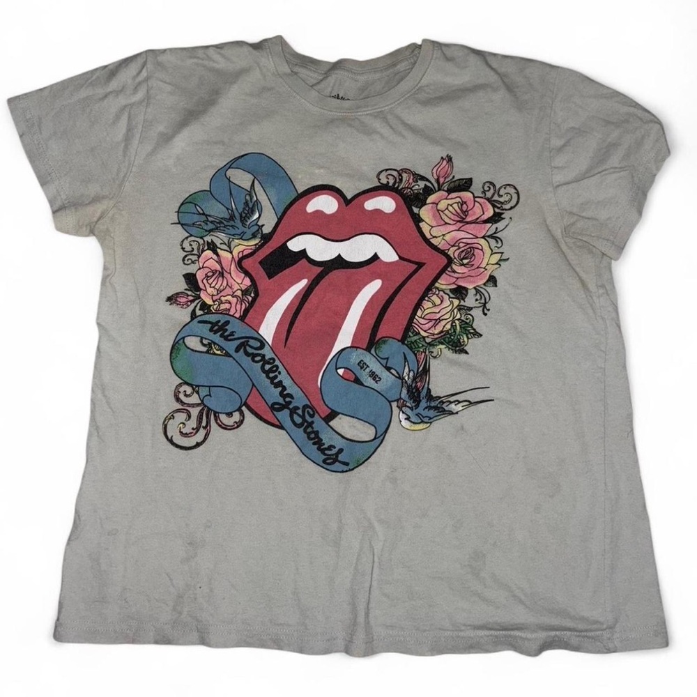 The Rolling Stones Gray Short Sleeve Tee